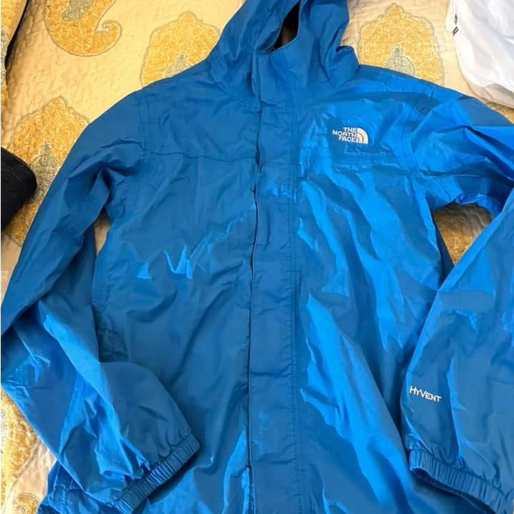 The North Face Blue HyVent Jacket
